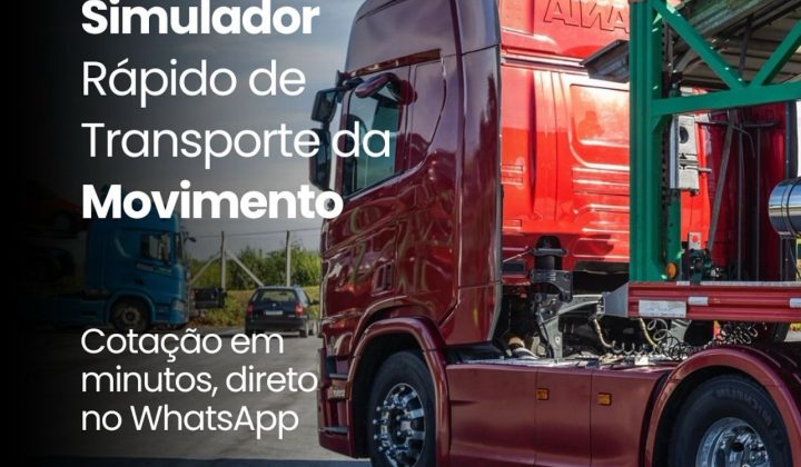 Simulador Rápido de Transporte: descubra quanto custa transportar veículos para as regiões que você mais atende.